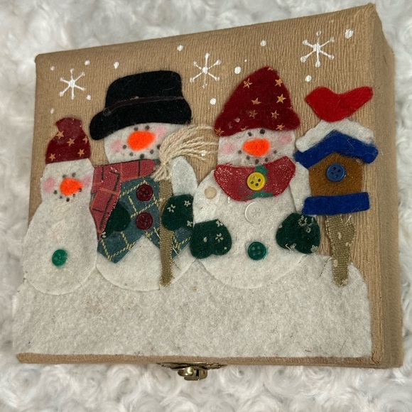 White and Red Snowman Holiday Decor - Picture 1 of 1